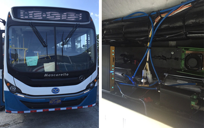 四信路由器在南美洲公交系统中的应用